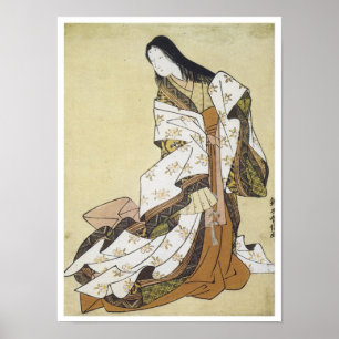 Poetess Ono, Harunobu, 1764 Poster