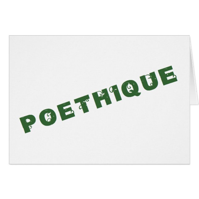 Poethiek (Voorkant Horizontaal)