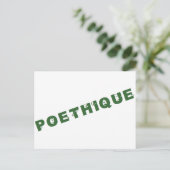 Poethiek Briefkaart (Staand voorkant)