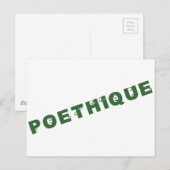 Poethiek Briefkaart (Voorkant / Achterkant)