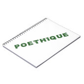 Poethiek Notitieboek (Linkerzijde)