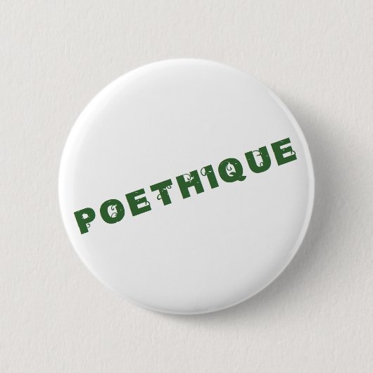 Poethiek Ronde Button 5,7 Cm (Voorkant)