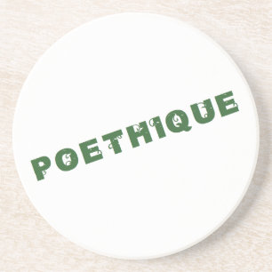 Poethiek Zandsteen Onderzetter