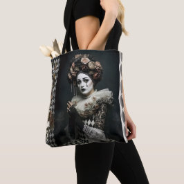 Poetic Gothic Motifs Tote Bag