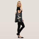 Poetic Gothic Motifs Tote Bag (Op model)