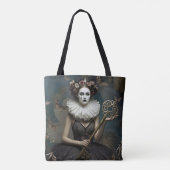 Poetic Gothic Motifs Tote Bag (Achterkant)