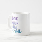 Poetic Noble Land Mermaid Koffiemok (Voorkant links)