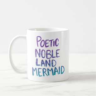 Poetic Noble Land Mermaid Koffiemok