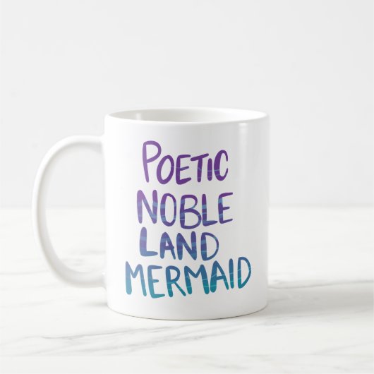 Poetic Noble Land Mermaid Koffiemok (Links)