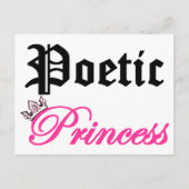 Poetic Princess Briefkaart (Voorkant)