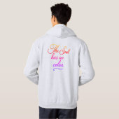 'Poetic Quotes Collection' Adult Pullover Hoodie (Achterkant volledig)