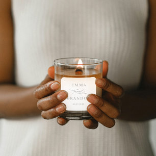 Poetic Script Bewerkbare Kleur Wedding Favoriete S Vierkante Sticker