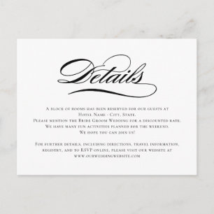 Poetic Script Editable Color Enclosure Kaart