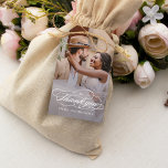 Poetic Script Trouwgunst Label Dank u Labels Cadeaulabel<br><div class="desc">Deze stijlvolle cadeau-labels voegen een wow-factor toe aan uw geschenken! Bezoek onze website op www.berryberrysweet.com voor meer selecties.</div>