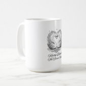 Poetic Swan T-Shirt, Mug Koffiemok (Voorkant links)