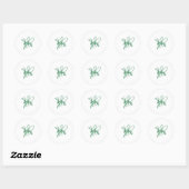 Poetica Bug Green Ronde Sticker (Vel)