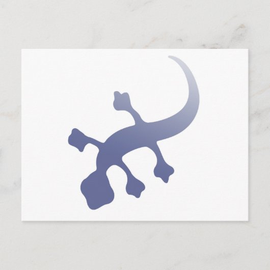 Poetica Gecko Briefkaart (Voorkant)