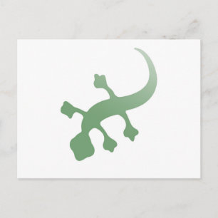 Poetica Gecko in Groen Briefkaart