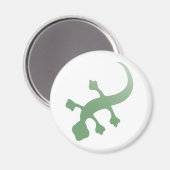 Poetica Gecko in Groen Magneet (Voorkant / Achterkant)