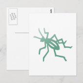 Poetica Green Cricket Briefkaart (Voorkant / Achterkant)