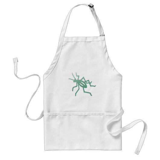 Poetica Green Cricket Standaard Schort (Voorkant)