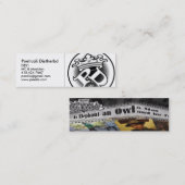 Poeticali Distherbd, MC-kaart Mini Visitekaartje (Voorkant / Achterkant)