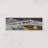 Poeticali Distherbd, MC-kaart Mini Visitekaartje (Achterkant)