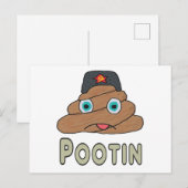 Poetin - Anti-Poetin Briefkaart (Voorkant / Achterkant)