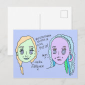 Poetin Baby | Afdrukken Briefkaart | #overhear (Voorkant / Achterkant)