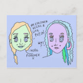 Poetin Baby | Afdrukken Briefkaart | #overhear (Voorkant)