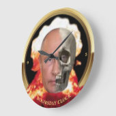 Poetin Doomsday Clock Grote Klok (Hoek)