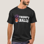 Poetin heeft Trump's ballen T-shirt (Voorkant)