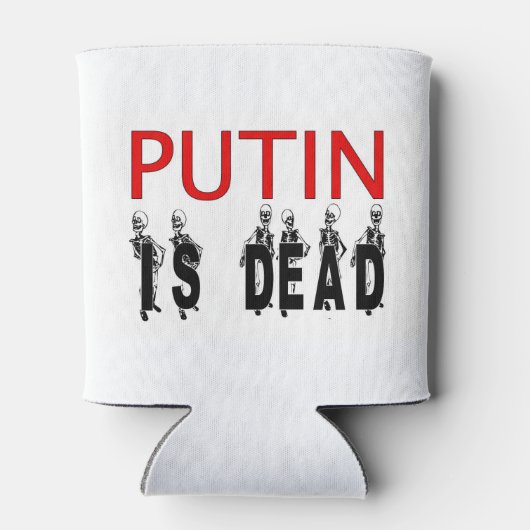 Poetin is een dode Koelbox! Blikjeskoeler (Achterkant)