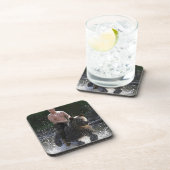 Poetin rijdt een beer! onderzetter (Rechterzijde)