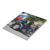 Poetin rijdt een Trike! Tegeltje (Zijkant)
