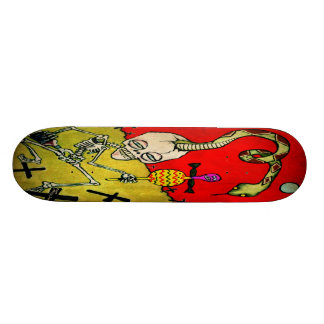 "Poetin the Voodoo on Monroe" skateboard