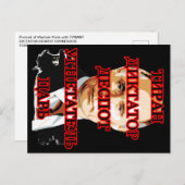 Poetin TIRANN DICTATOR DESPOOT ONDERDRUKKER TSAAR Feestdagenkaart (Voorkant / Achterkant)