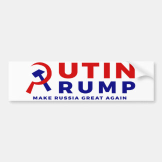 Poetin/Trump-Bumpersticker Bumpersticker