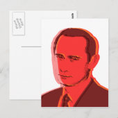 Poetin vladimir briefkaart (Voorkant / Achterkant)