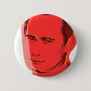 Poetin vladimir ronde button 5,7 cm