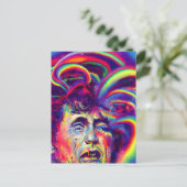 Poetins Briefkaart van regenbooggedachten (Staand voorkant)