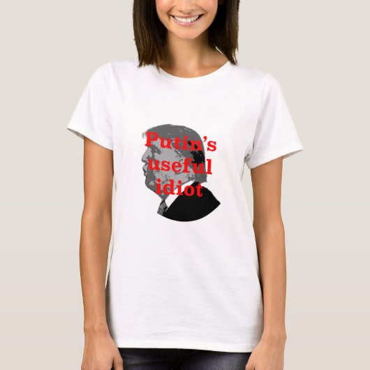 Poetins nuttige idioot t-shirt (Voorkant)