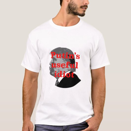Poetins nuttige idioot t-shirt (Voorkant)