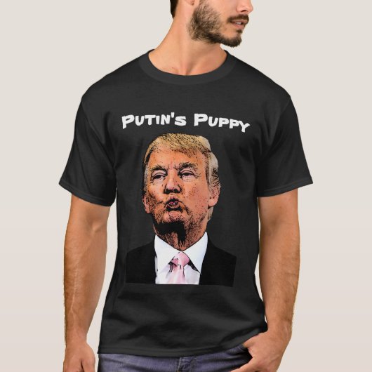 Poetins puppy t-shirt (Voorkant)