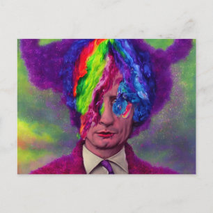Poetins regenbooggedachten briefkaart