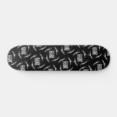 Poëtisch geboren onder Wolf Moon Claws Persoonlijk Skateboard (Horizontaal)