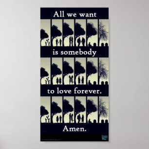 Poëtisch poster met homohuwelijk