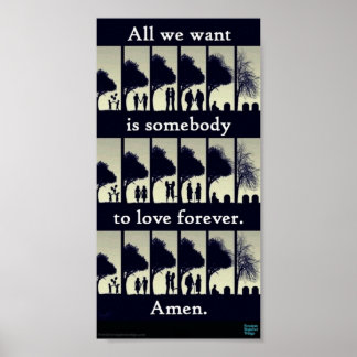 Poëtisch poster met homohuwelijk