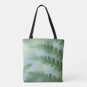 Poëtische aardmaand - Meditatief fern-Tas Tote Bag (Achterkant)
