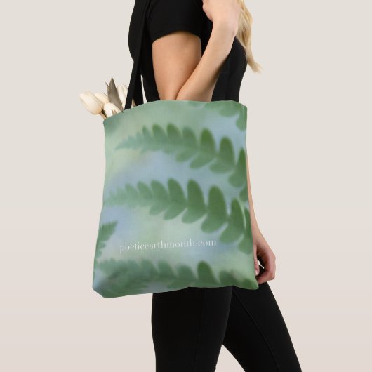 Poëtische aardmaand - Meditatief fern-Tas Tote Bag (Dichtbij)